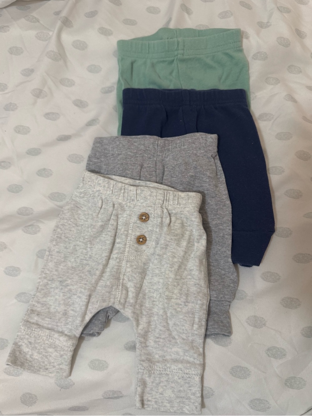 HUGE NEWBORN BUNDLE: tops, pants, swaddles, onesies- everything you’d need ! - Picture 2 of 7